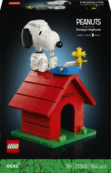 LEGO Ideas Peanuts Snoopy kutyaól 21368 építőkészlet