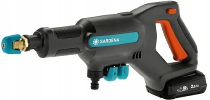 Gardena Magasnyomású mosó Gardena 14800-20 24bar Szett+ 2, 5Ah akkumulátor és töltő (14800-20)