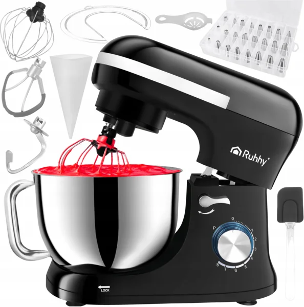 Ruhhy Planetáris Konyhai robotgép Mixer Multifunkciós 9in1 Nagy tállal 4, 5L Ajándék (Robot kuchenny planetarny 16746 Ruhhy)