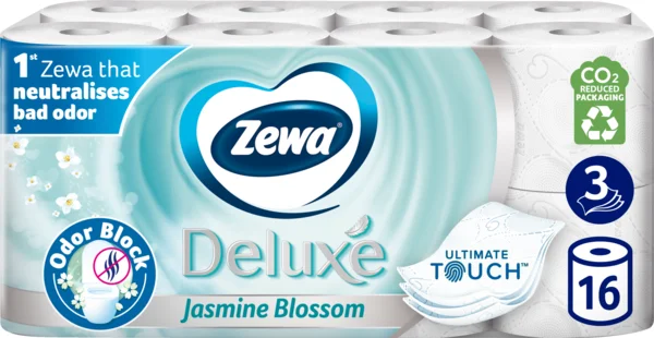 Zewa Deluxe 3 rétegű toalettpapír, 16 tekercs