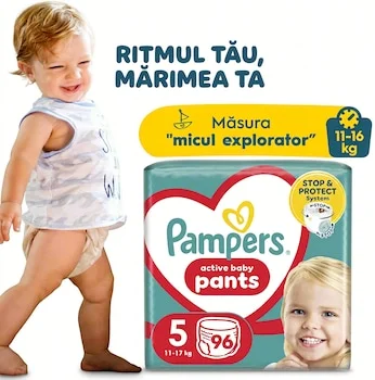 Pampers termékek 20% kedvezménnyel az eMAG-on