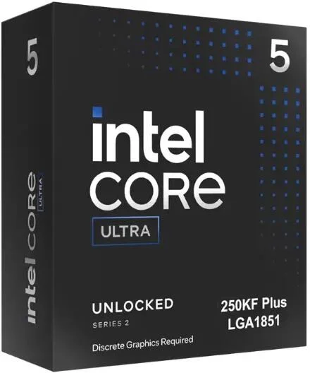 Intel Core Ultra 5 250KF processzor