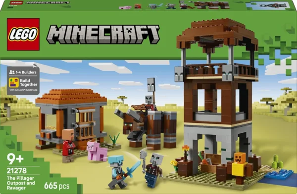 LEGO Minecraft A fosztogatók előőrse 21278 építőjáték