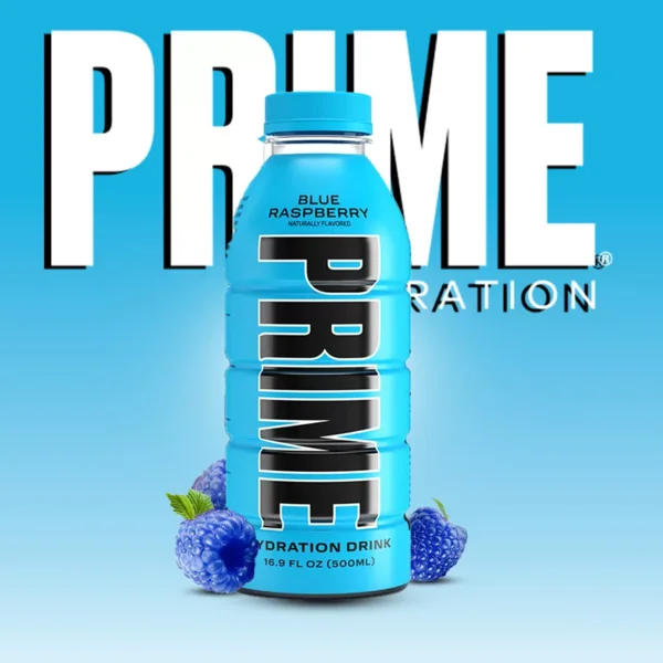 Prime Hydration Blue Raspberry - Kék Áfonya ízű hidratáló üd