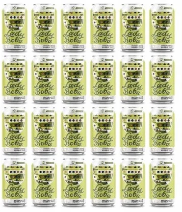 Bubble tea matcha 24 x 315 ml LadyBoba szett