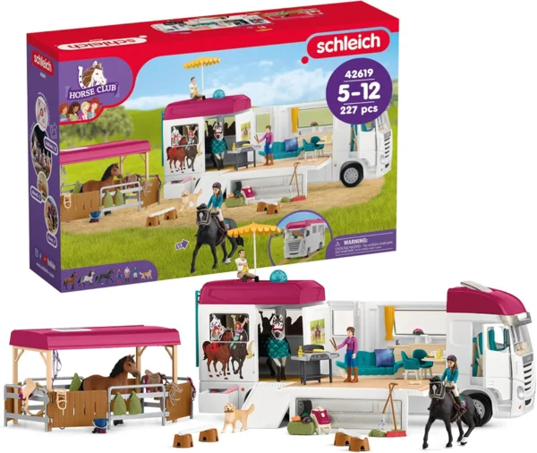 Schleich Horse Club Pferdetransporter 42619 játékkészlet