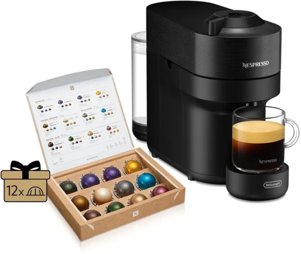 Nespresso De'Longhi Vertuo POP Black ENV90.B kapszulás kávéfőző