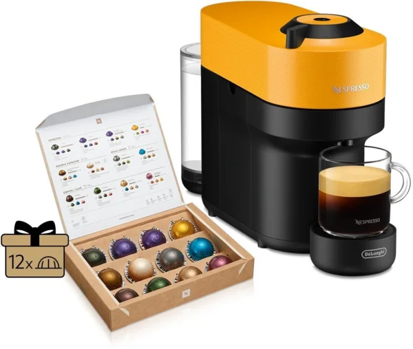 Nespresso De'Longhi Vertuo POP Mango Yellow ENV90.Y kapszulás kávéfőző