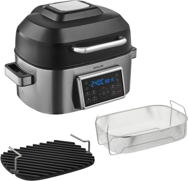 Sencor SBG 8900SS Többfunkciós forrólevegős fritőz/grill