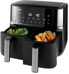TwinCook 3 TD 3030 Air fryer, fekete