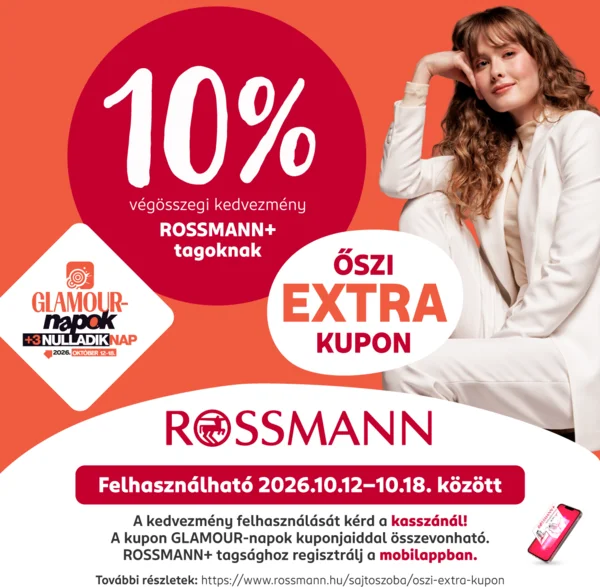 Őszi extra kupon - 10% végösszegi kedvezmény