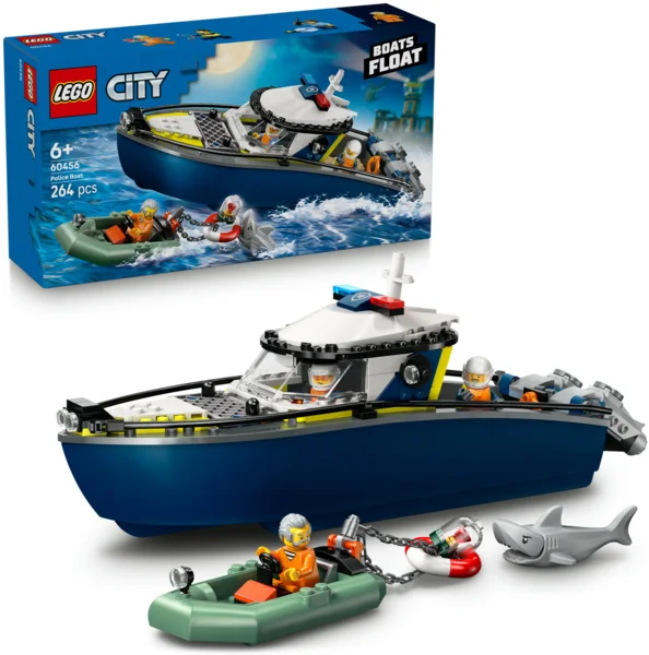 LEGO City 60456 Üldözés rendőrségi csónakkal