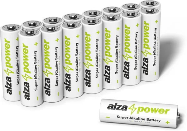 (AA) 16 darabos AlzaPower Super Alkaline LR6, AA, eldobható elem (AlzaPlus+)