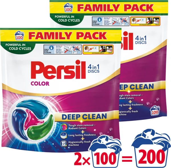 200 darabos Persil Discs Color, mosókapszula (AlzaPlus+)