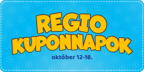 REGIO kuponnapok (20-25% kedvezmény)