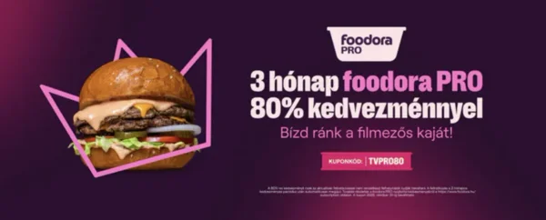 80% kedvezmény a foodora pro tagságra 3 hónapig