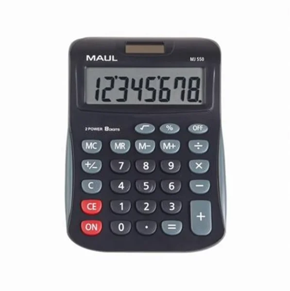 MAUL MJ 550 asztali számológép (fekete-szürke színű)