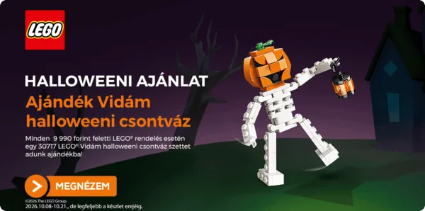 Ajándék LEGO Halloweeni csontváz 9990 Ft feletti LEGOk mellé