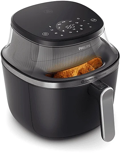 PHILIPS Airfryer 3000 Series NA321/00 Forrólevegős sütő Fekete, 4,2 l, 1400 W