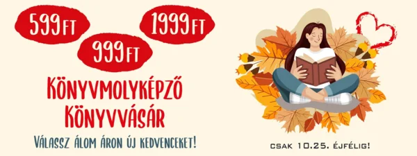 599/999/1.999 forintos könyvvásár