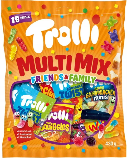 Trolli Multi Mix 500g friends & family – Gumicukor mix Egy Csomagban