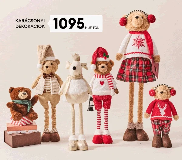Karácsonyi dekorációk a Sinsaynél