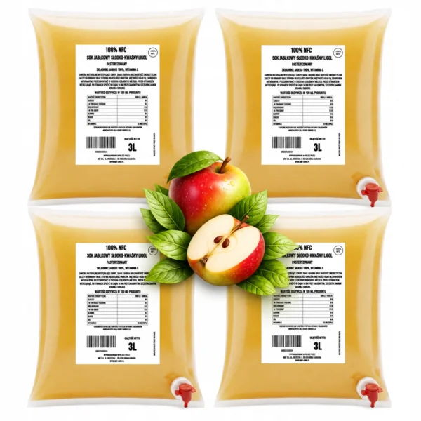 Alma gyümölcslé szett édes savanyú ligol 100% nfc pure press alma 4 x 3l