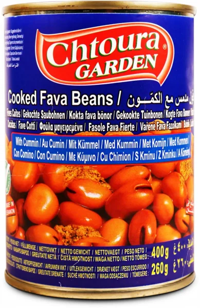 Főtt Bab Foul Medammes Római Kömény Kuminnal 400g Chtoura Garden