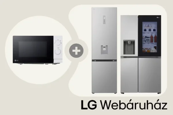 LG hűtő ráadás mikrohullámú sütővel