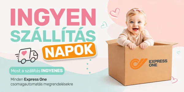 Pelenka.hu ingyenes szállitás express One csomagautomatába