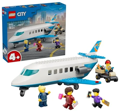 LEGO City Utasszállító repülőgép 4 minifigurával (60492)