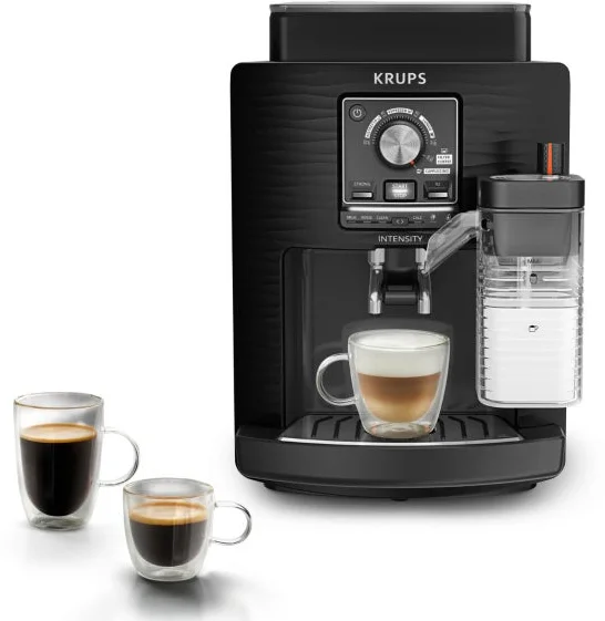 Automata kávéfőző KRUPS Intensity Milk Up EA5028E0 sötétszürke