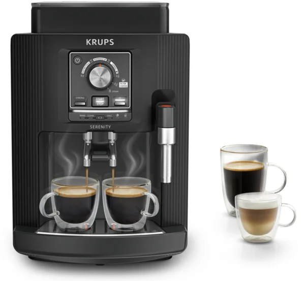 KRUPS EA4008E0 Serenity Black automata kávéfőző