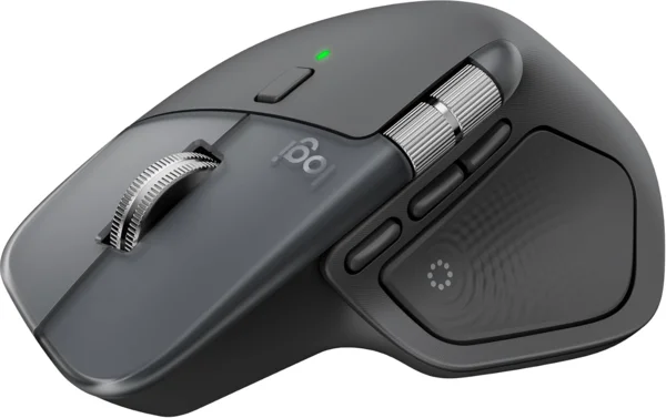 Logitech MX Master 4 vezeték nélküli egér, fekete