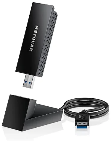 NETGEAR Nighthawk A8000 USB 3.0 WiFi 6E WLAN Adapter (AXE3000, 3 Gbps)