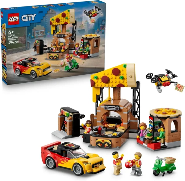 LEGO City Pizzakiszállítási élmény (60496)