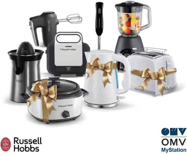 Russell Hobbs matricagyűjtős promo OMV kutakon