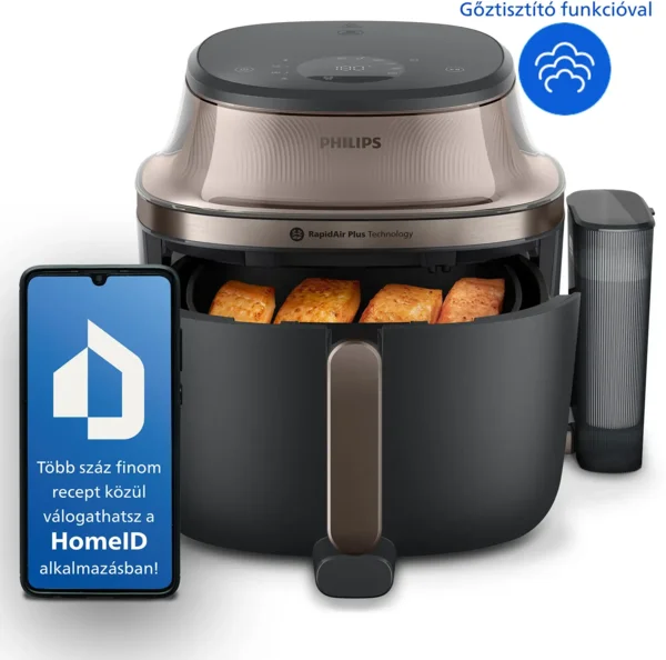 Philips Philips SteamFry+ sínnel, 7.2L Airfryer NA547/07
