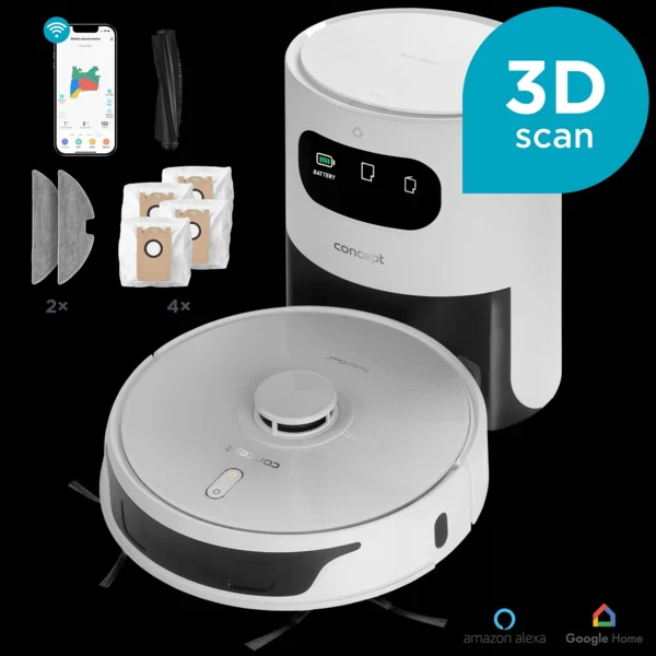 Concept VR3450 2 az 1-ben robotporszívó és felmosó Perfect Clean (VR3450)