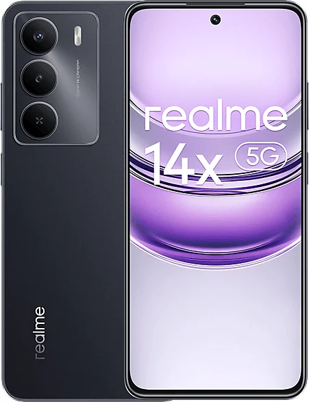 Realme 14X 5G 6/128 GB DualSIM Fekete Kártyafüggetlen Okostelefon