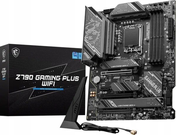 MSI Alaplap Msi Z790 Gaming Plus WiFi LGA1700 DDR5 PCIe 5.0 WiFi 6E (7E06-026R)