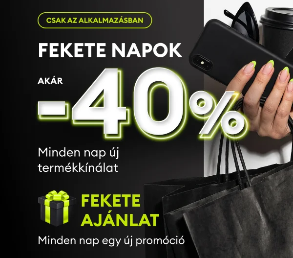 Fekete napok (akár -40%)