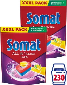 SOMAT All in One Extra Lemon 230 db