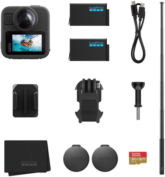 GoPro MAX2 + Accessories Bundle 360 fokos kamera