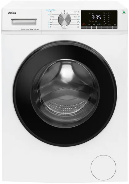 AMICA PPF 81415 BW keskeny mosógép