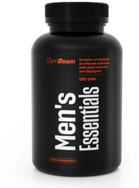 GymBeam Men's Essentials, 120 tabletta multivitamin