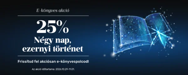 25% kedvezmény e-könyvekre